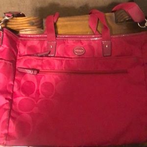 Coach computer bag